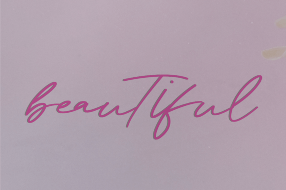 Love One Font Poster 10