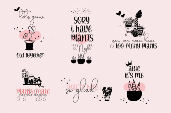 Love Pink Pallet Font Poster 2