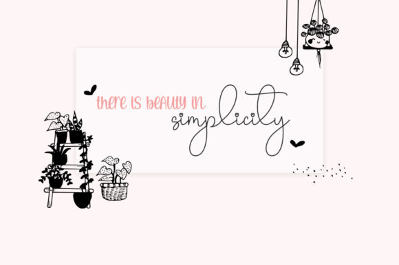 Love Pink Pallet Font Poster 6