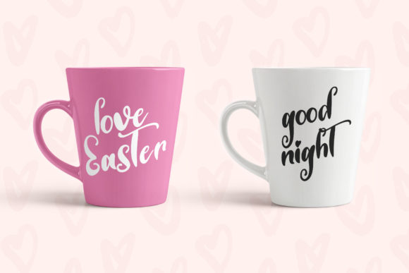 Love Rabbit Font Poster 2