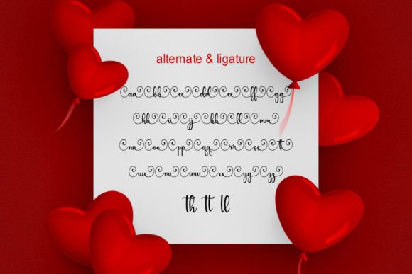 Love Story Font Poster 7