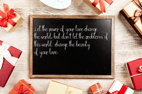 Love Story Font Poster 4