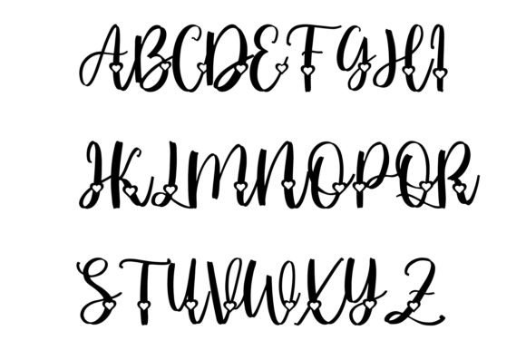 Love Things Font Poster 4
