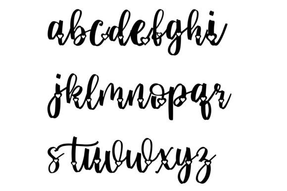 Love Things Font Poster 5