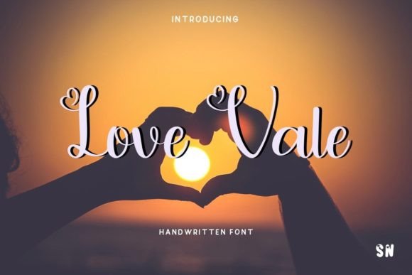 Love Vale Font Poster 1