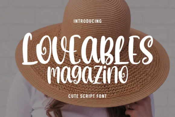 Loveables Magazino Font Poster 1