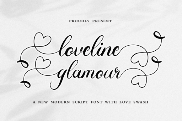 Loveline Glamour Font Poster 1