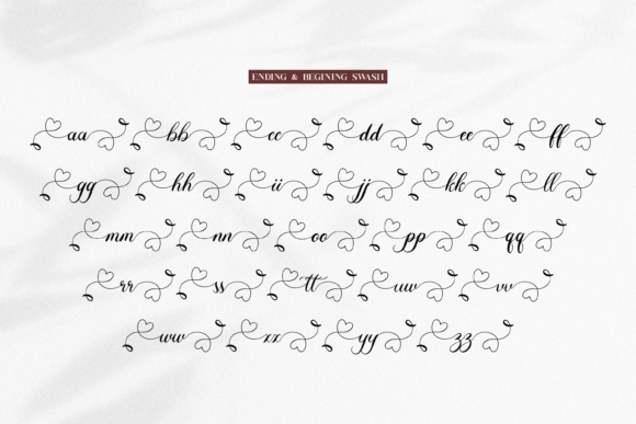 Loveline Glamour Font Poster 9