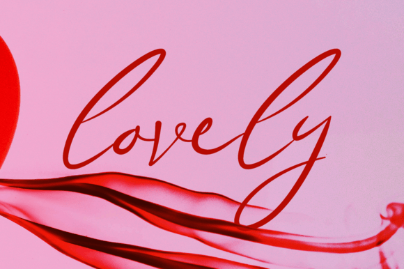 Lovely Font Lovely Font Poster 1