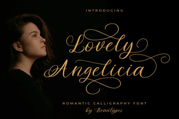 Lovely Angelicia Font Poster 1