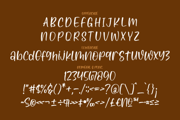 Lovely Biscuit Font Poster 13
