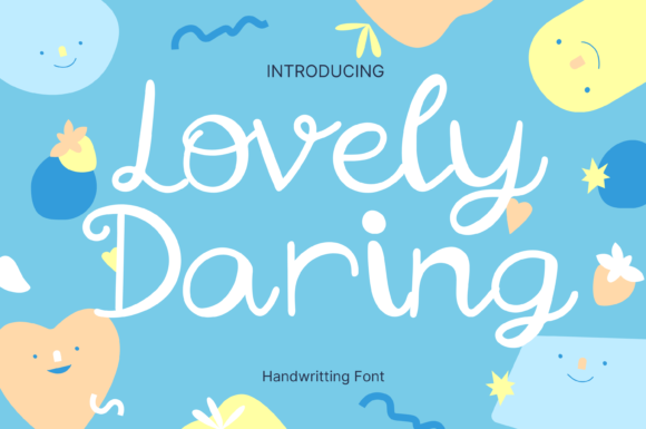 Lovely Daring Font Poster 1