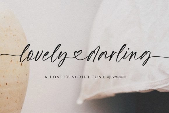 Lovely Darling Font Poster 1