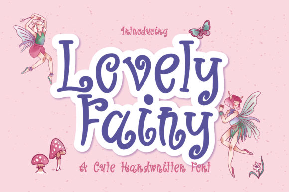 Lovely Fairy Font Poster 1