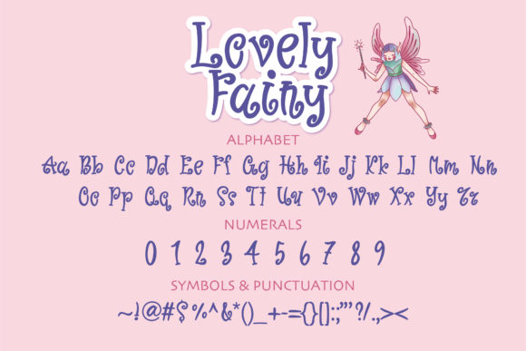 Lovely Fairy Font Poster 2