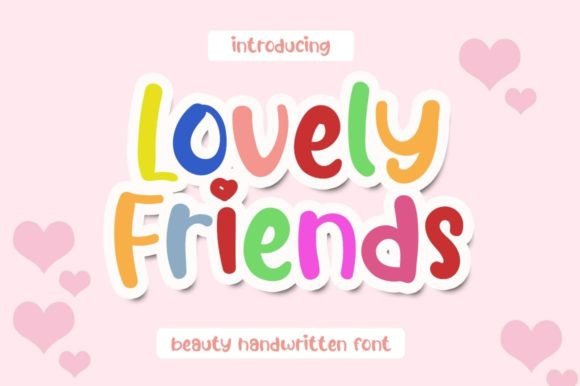 Lovely Friends Font Poster 1