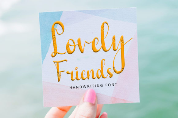 Lovely Friends Font Poster 1