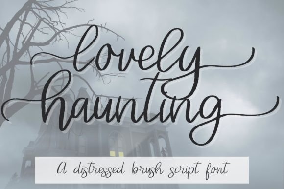 Lovely Haunting Font Poster 1