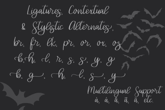 Lovely Haunting Font Poster 6