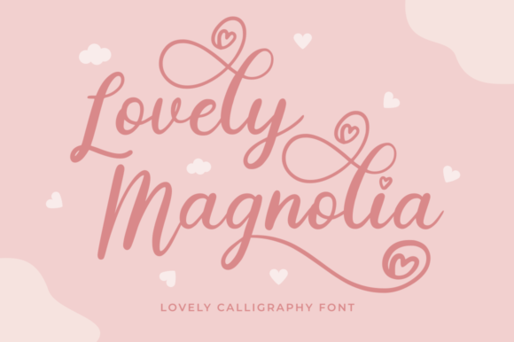 Lovely Magnolia Font Poster 1