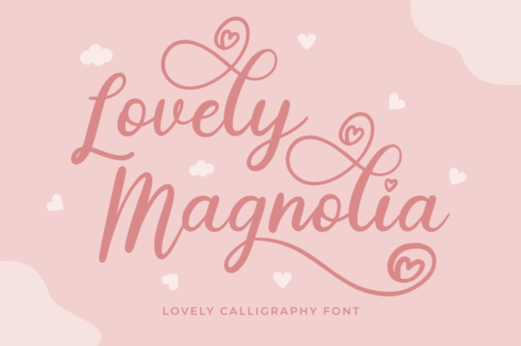Lovely Magnolia Font Lovely Magnolia Font Poster 1