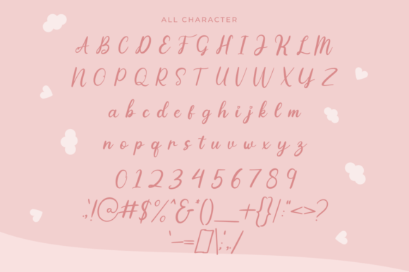 Lovely Magnolia Font Poster 7