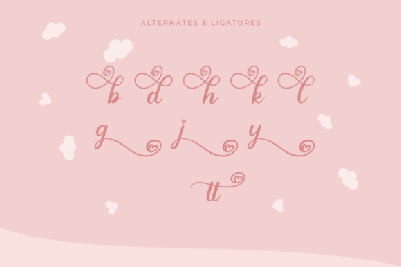 Lovely Magnolia Font Poster 9