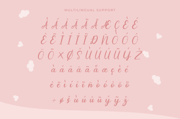 Lovely Magnolia Font Poster 10