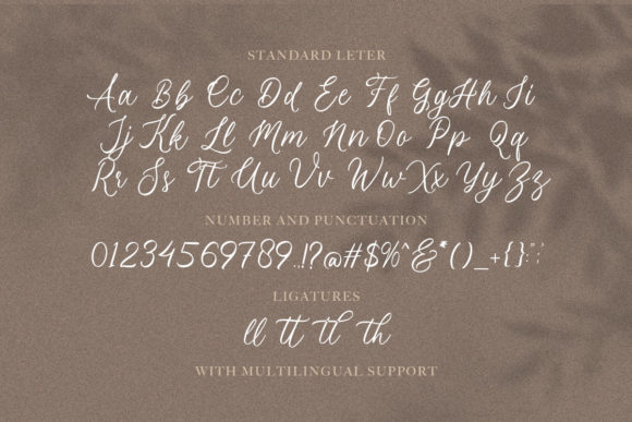 Lovely Match Font Poster 5