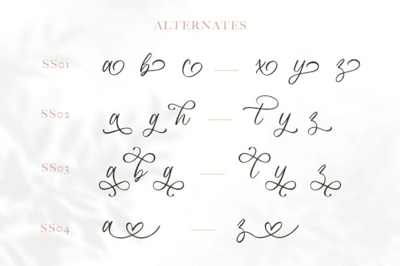 Lovely Match Font Poster 6