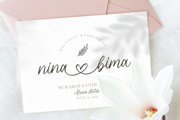Lovely Match Font Poster 7