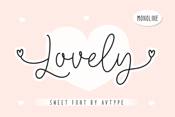 Lovely Monoline Font