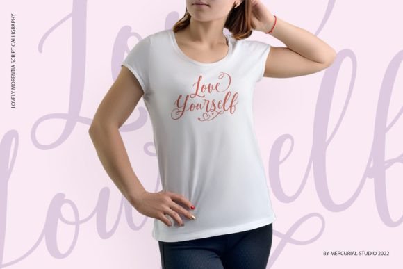 Lovely Morentia Font Poster 11