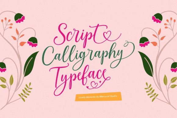 Lovely Morentia Font Poster 3