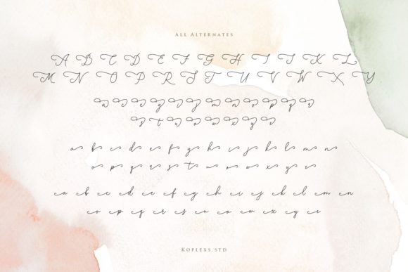 Lovely Pretty Font Poster 9