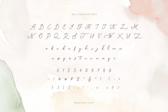 Lovely Pretty Font Poster 10