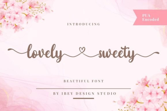Lovely Sweety Font Poster 1