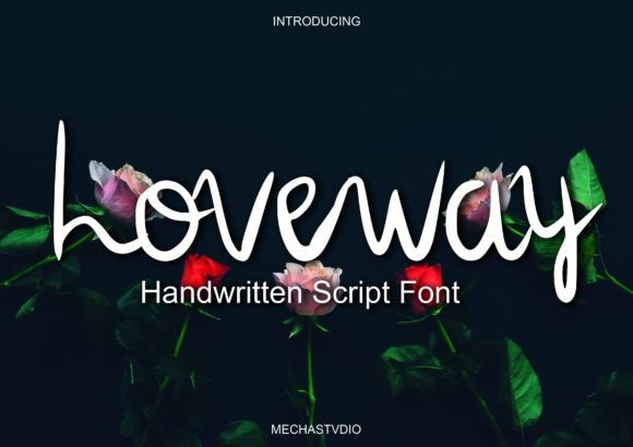 Loveway Font Poster 3