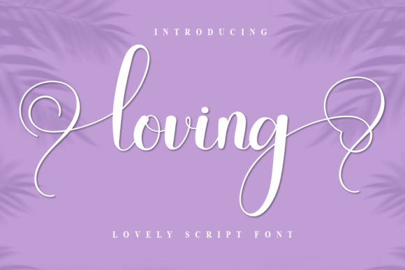 Loving Font Poster 1