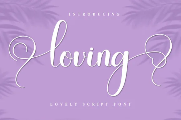Loving Font Poster 1