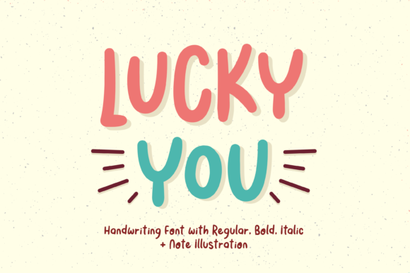 Lucky You Font Poster 1