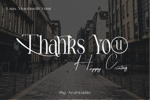 Luis Martinelli Font Poster 10
