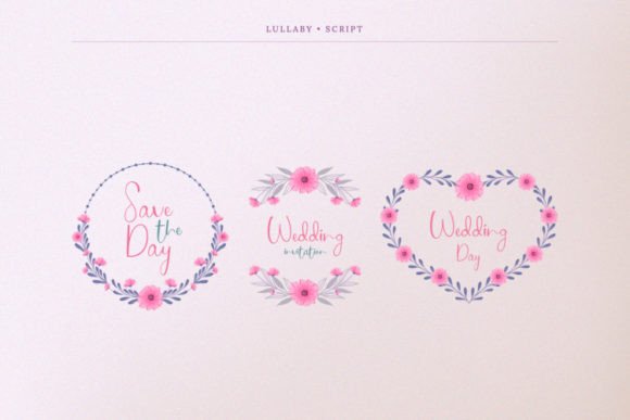 Lullaby Font Poster 5