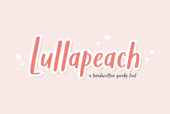 Lullapeach Font Poster 1