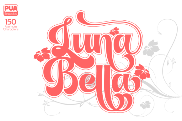 Luna Bella Font Poster 8