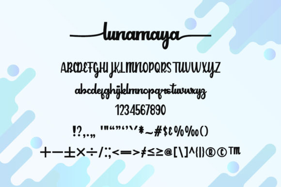 Lunamaya Font Poster 4
