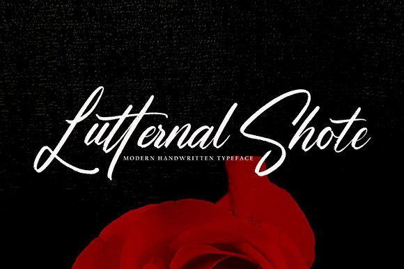 Lutternal Shote Font Poster 1