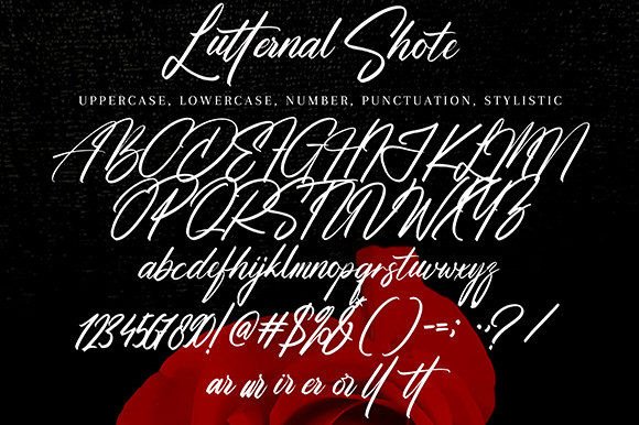 Lutternal Shote Font Poster 10