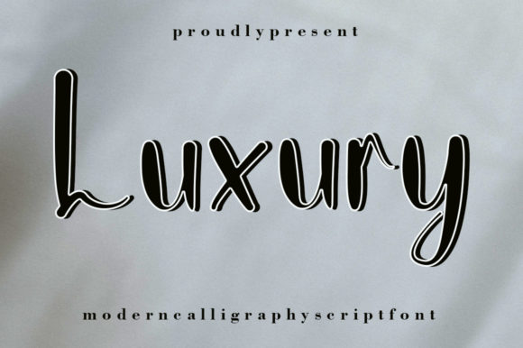 Luxury Font Poster 1