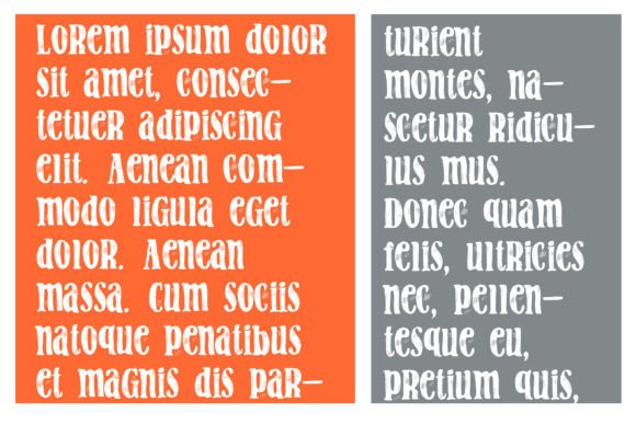 Lycan Font Poster 4